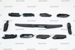 Silecek Süpürgesi Arka Plastik Tip 10 Aparatlı 11'' (280Mm) 30010