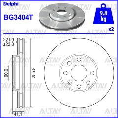 FREN DİSKİ ASTRA G  98-07 / ÖN HAVALI 256-4 (SET)