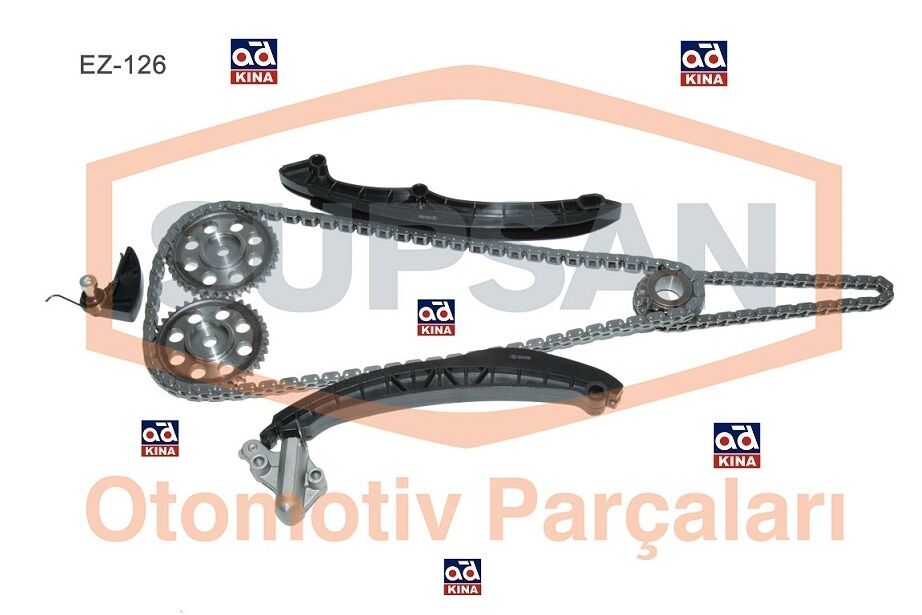 ZİNCİR SETİ EZ126 GOLF V VI PASSAT JETTA TİGUAN SCİROCCO 1.4 TSI 122HP 140 160