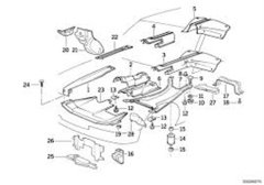 EKSOZ AMYANTI E34 BMW 51488126635