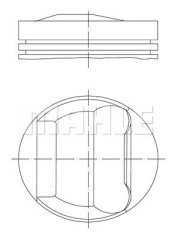 PİSTON BMW 0.50 E36 E46 E39 3 SERİSİ 5 SERİSİ 11251437149