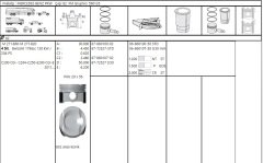 M.Benz C200 C204 C250 E200 Cgı E250 Piston 82Mm A2710305117 A2710306317