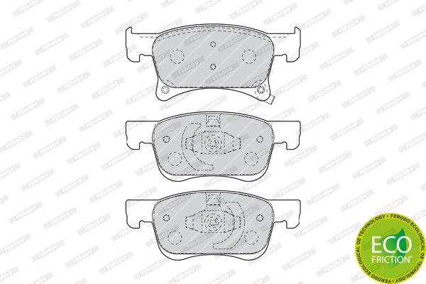 Opel Corsa E Ön Balata 1605281 1605281 39122150 95517029