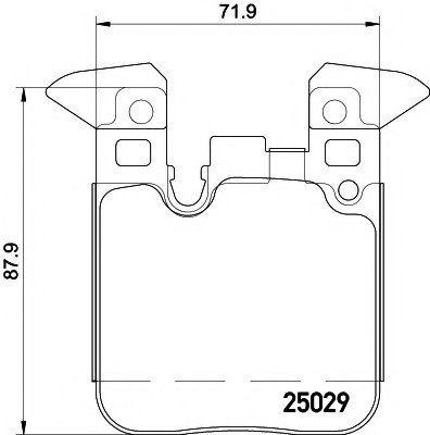 Fren Balatası Arka F20-F21-F22-F23-F30-F31-F34-4F32-F33-F36 ( M ) 2502902 0986495335 34216876422 34216855474