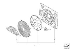 KLİMA FAN DAVLUMBAZI BMW E65,E66 64546912417