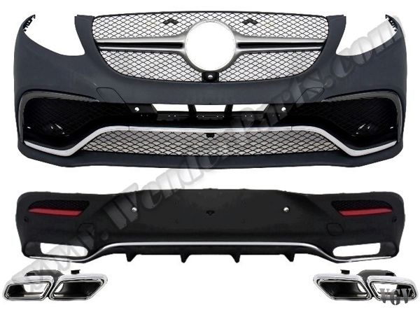 Gövde Kiti C292 (Ön:PDCli, F.Yık-sız, 2-Çıkış, Panj-lu, Egz.Uçlu) -AMG GLE63- 2015-19 ---