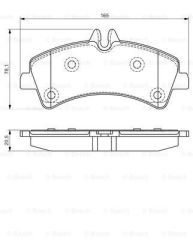 Vw Cafter Sprınter 906 Fren Balata Arka 2E0698451A 0044208120 0054207420 29217 2E0698451A 2
