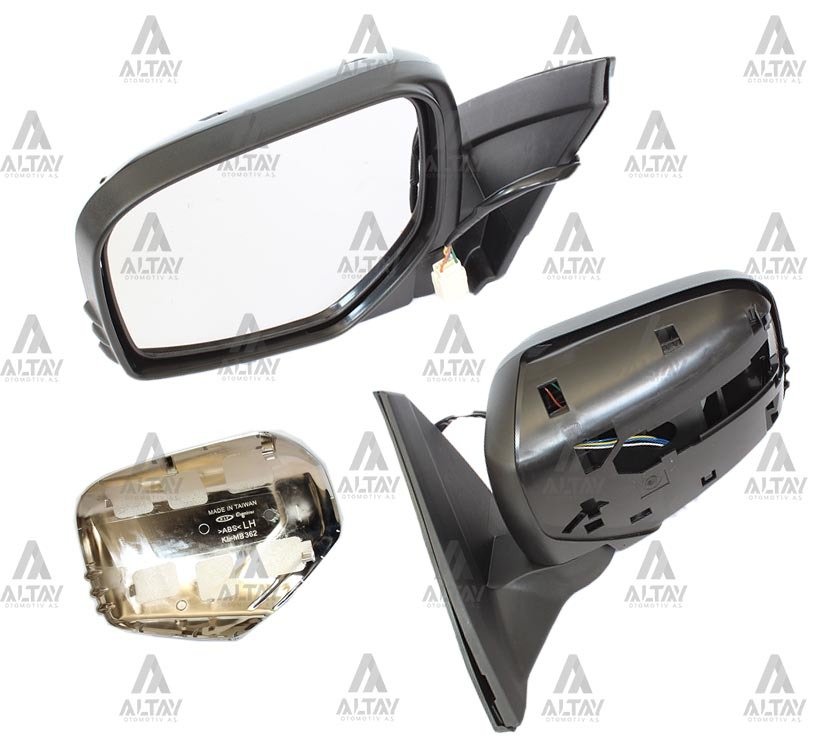 Ayna Dış Dikiz L-200 06-14 Elektrikli Isıtmalı Krom Sol Mn167429