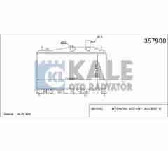 Radyatör Su Accent 06-11 Era Benzinli (At) Brazıng 2,53101E+55