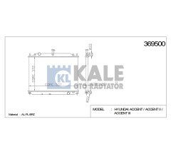 Radyatör Su Accent 06-11 Era Dizel (Mt) Brazıng 2,53101E+305
