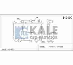 Radyatör Su Avensıs  98-00 (At) Brazıng 1640003190