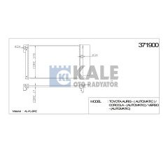 Radyatör Su Corolla 06-13 / Aurıs 07-12 Benzinli (At) Brazıng 1640022200