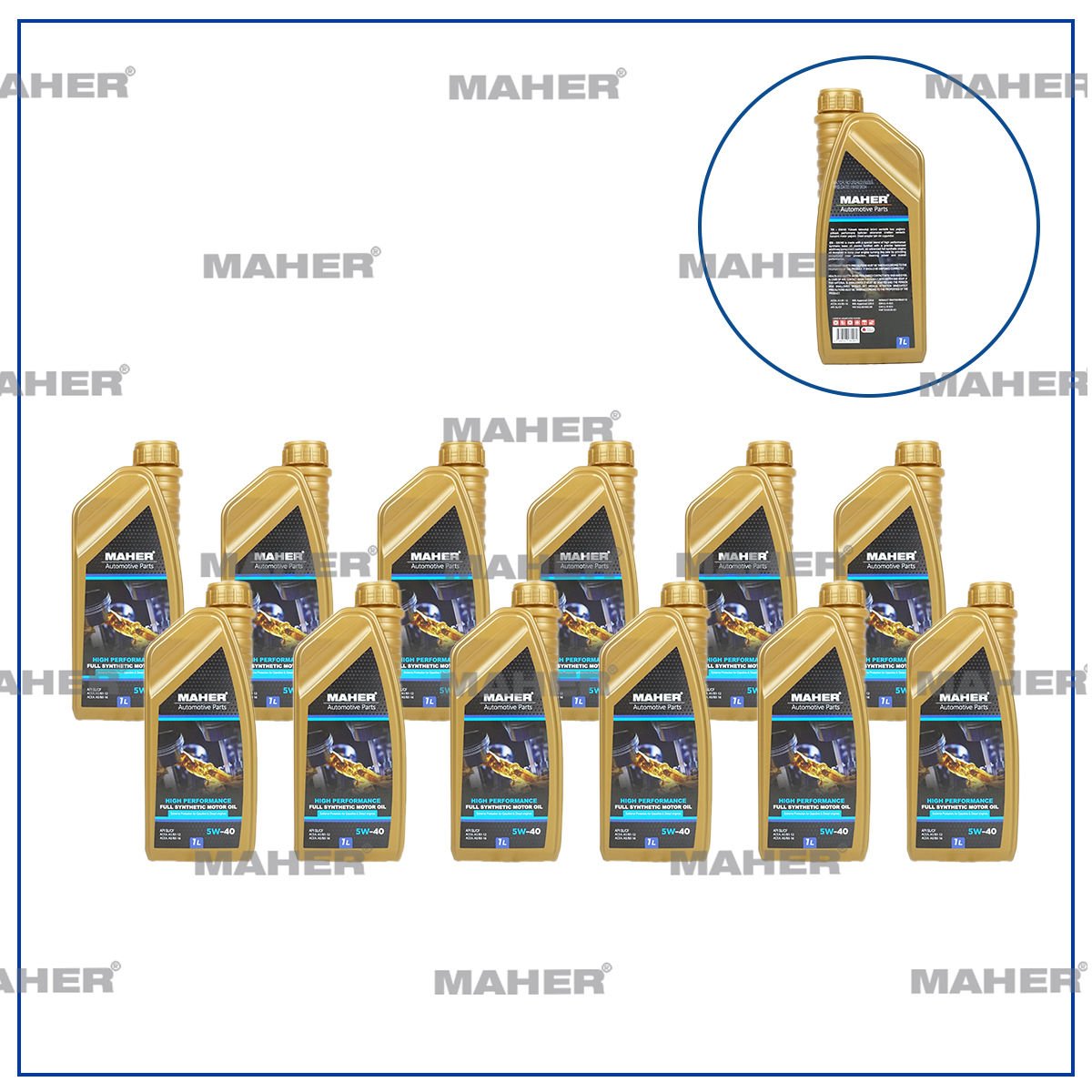 MOTOR YAĞI 5W/40 TAM SENTETİK SL-CF / 1lt