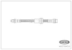 Fren Hortumu Arka 420mm R56/57/58  - 34306788443