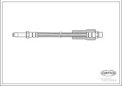 E39 Fren Hortumu 275 Mm Arka34301165190 34301165190
