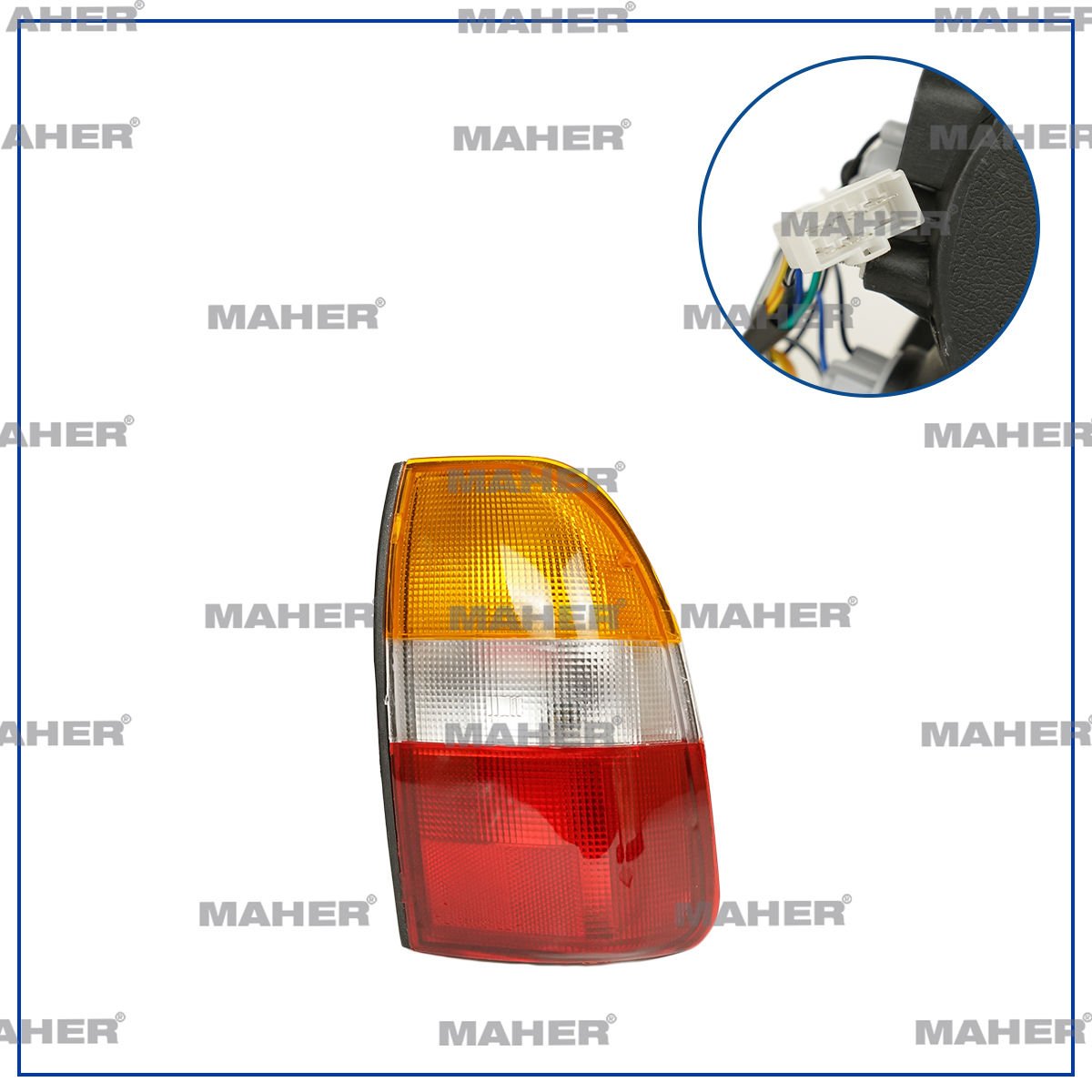 STOP LAMBASI L-200  99-04 KIRMIZI-SARI SAĞ