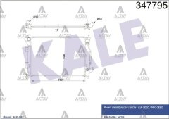 Radyatör Su I-30 12-16 / Ceed 12-18 / Soul 12=> Dizel (At) Brazıng 25310A6150