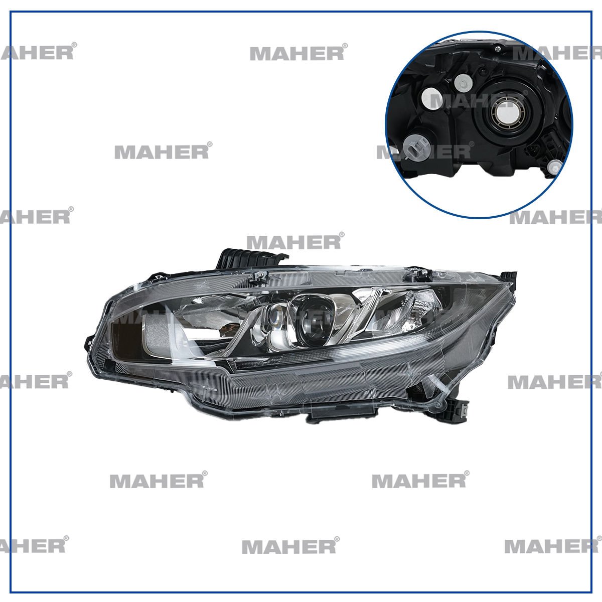 FAR CIVIC 16-22 FC5 SEDAN ELEGANCE-PREMIUM MOTORU ÜZERİNDE LEDSİZ SOL