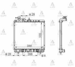 Radyatör Su Atos  98-02 (At) 2531002150