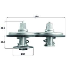 Termostat 83-83C M.Benz Lkw Çiftli Om934/Om936 9362000215 Tx 14183