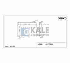 Radyatör Su Pregıo  97-05 375X538X26 (Mt) Brazıng Ok72A15200C