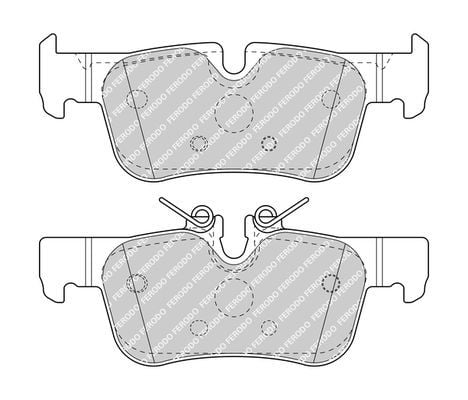 Bmw F45-F60 Arka Balata 34216859917 34201543683 34206885547 34216859917 34216860403