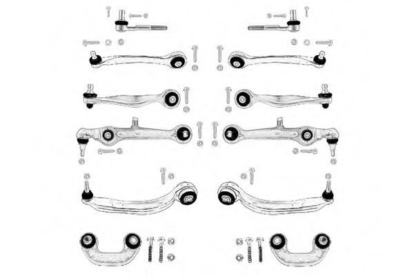 Ön Düzen Kiti 12 Parça Passat - A6 2000-2005 (İnce Kafa) Ayd-07079 4B0498998