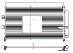 KLIMA RADYATORU CIVIC SD 06-12     675x380x16 80110-SNA-A01