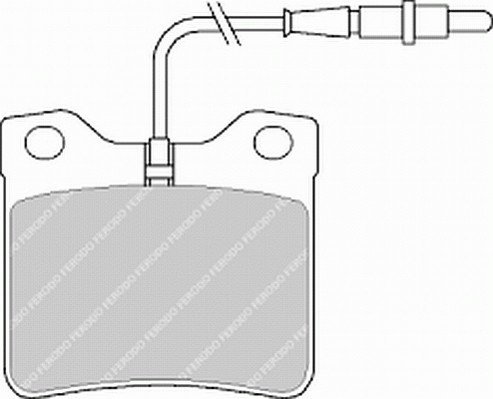 Peugeot Arka Balata 406 21278 21279 425081 425130 425193 Fqt619 Fsl619