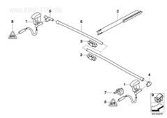 KLİPS CAM YIKAMA X3 X5 E46 BMW 61138372304