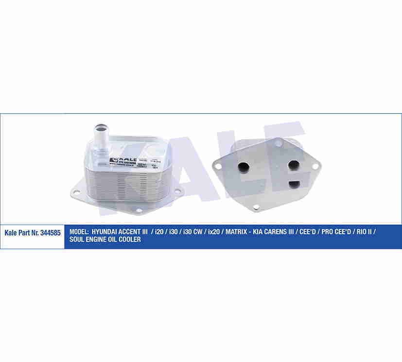 Yağ Soğutucusu Accent 06-09 Era / Getz 06-11 / Matrıx / I-30 07-12 Dizel 264102A150