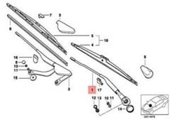 SİLECEK KOLU E38/L 03/98=> BMW 61618239109
