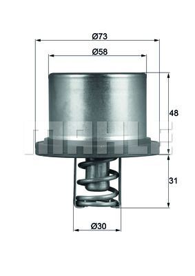 Porsche Cayenne 955 Termostat 94810612501 94810612501