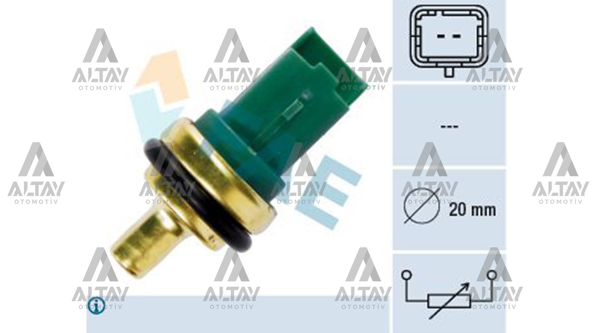 MÜŞÜR HARARET FOCUS / C-MAX / COURİER / CONNECT / FİESTA / KUGA /MONDEO / 206 / 207 / 308 / PARTNER 02=> 1.4-1.6-2.0 HDİrn