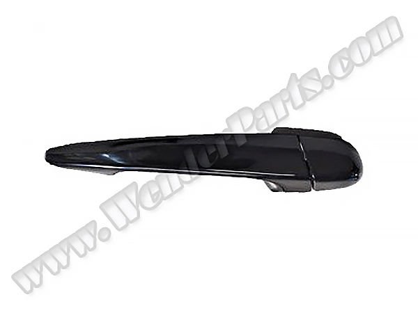 Kapı Kolu E46 Ön/Arka Dış Sağ; Siyah Düz -Sedan- 2001-05