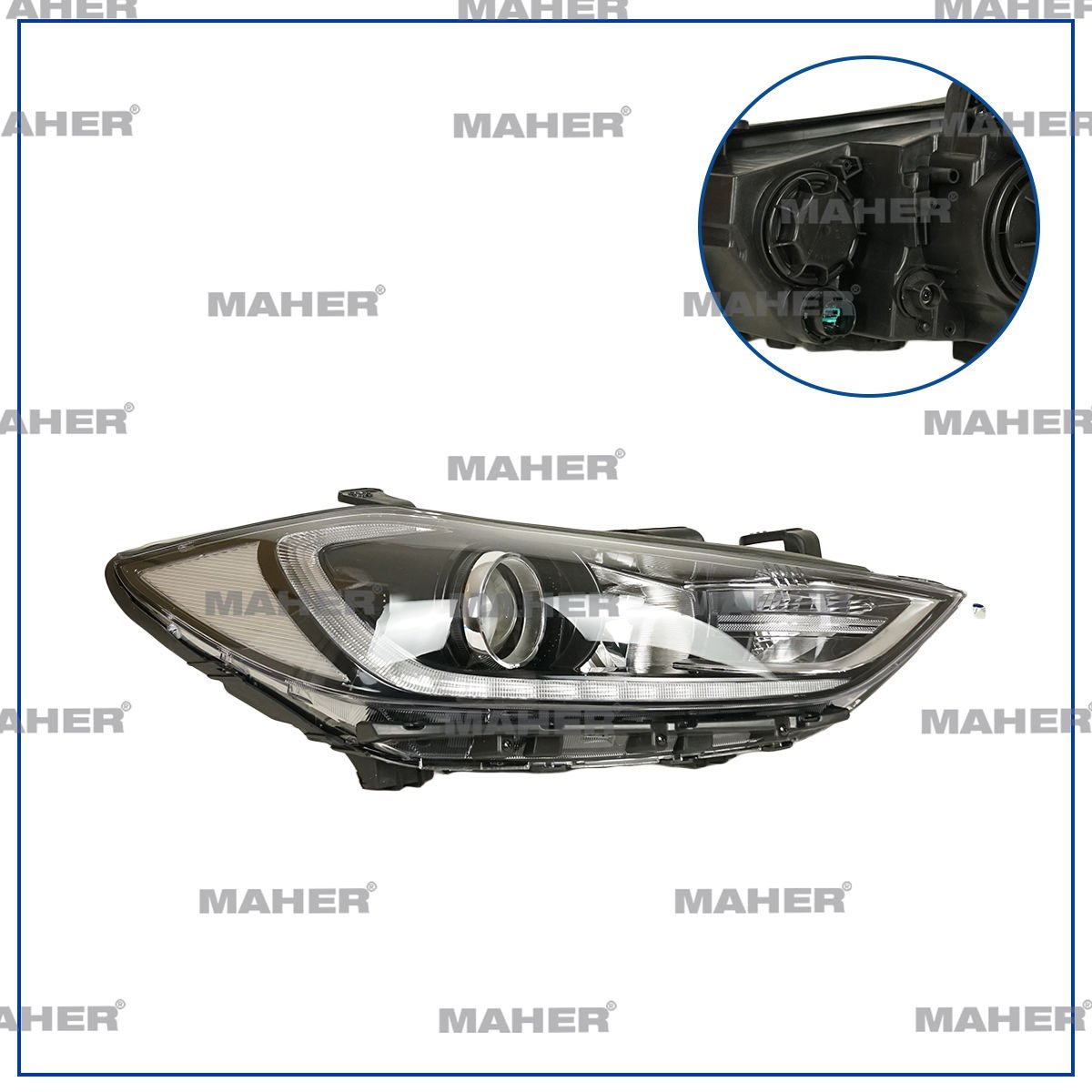 FAR ELANTRA 16-18 ELEKTRİKLİ LEDLİ SAĞ