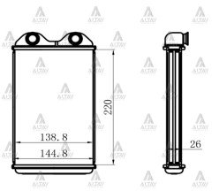 Radyatör Kalorifer Hılux89-05 - 87107-08010