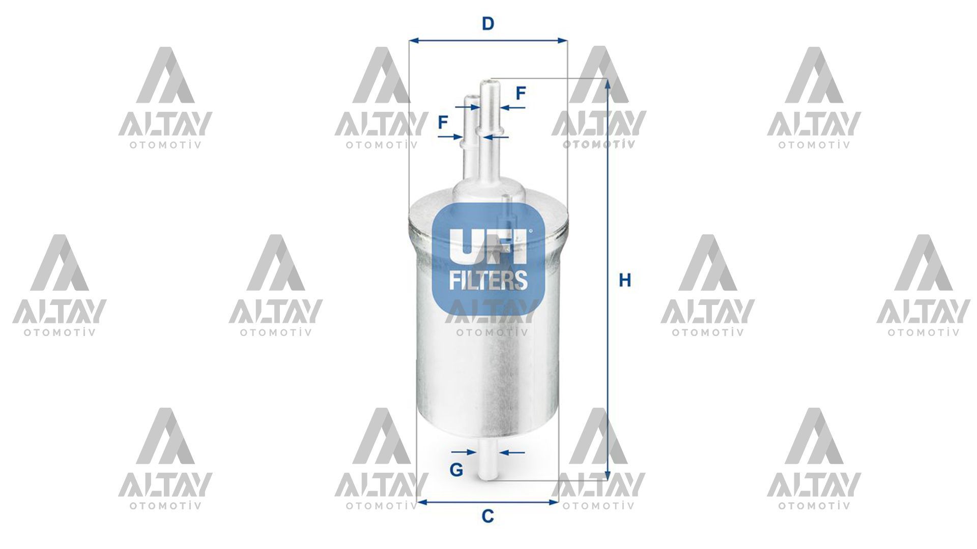 YAKIT FILTRESI (BENZIN) GOLF5 / GOLF6 / PASSAT / A3 / LEON / IBIZA / POLO 04=> 1.0 TSI-1.2 TSI-1.4 TSI-1.6 FSI BAG-BLF-BLP-BLR-BMY-CAVA-CAXA (6.6 BAR) *OE*