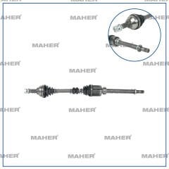 AKS KOMPLE QASHQAI 07-13 2.0 MR20 MANUEL SAĞ 949mm