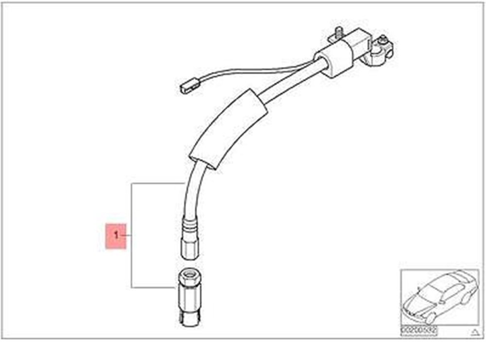AKÜ KABLOSU E46 M47/M57 BMW 61128387519