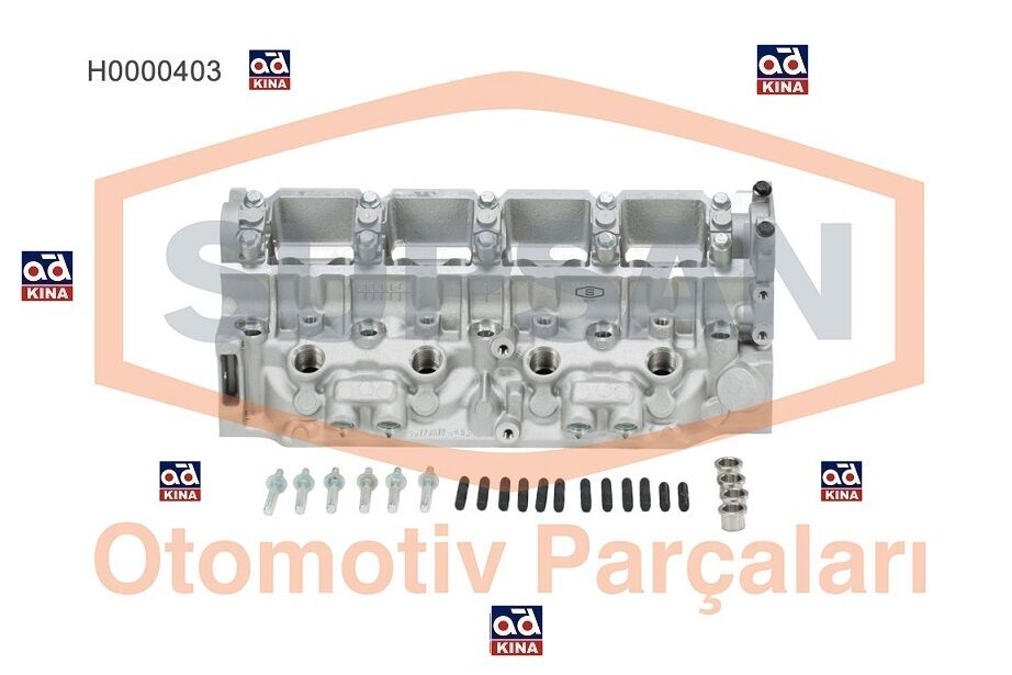 SİLİNDİR KAPAĞI H0000403 KANGO 1.9D F8Q (DİK DELİKLİ)