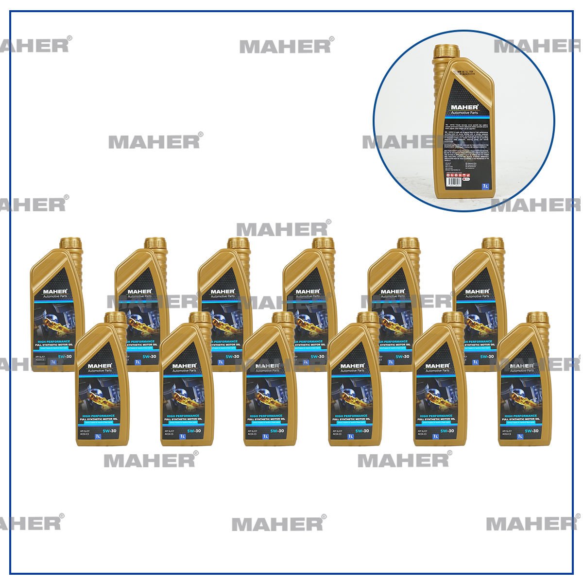 MOTOR YAĞI 5W/30 TAM SENTETİK SL-CF / 1lt