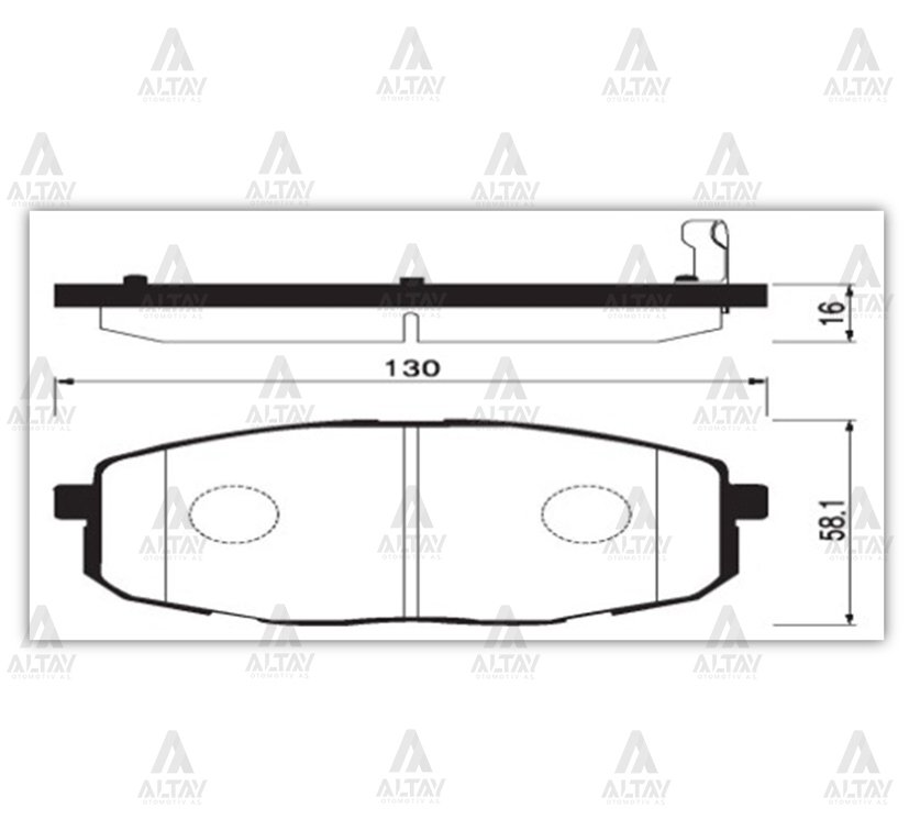 Fren Balata I-30 07-11 / Ceed 08-12 / Cerato 09-14 Ön