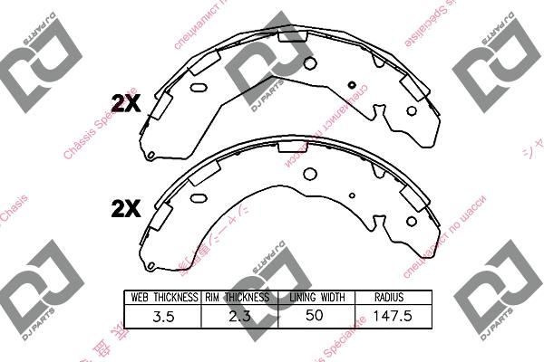 Fren Balatası Arka Pabuc L200 07- / D-Max 4X4 04-11 4600A106 - 4600A122 - 4600A018