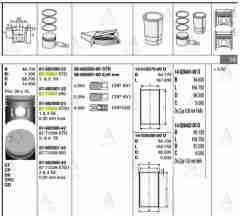 Piston Segmanlı Starex 2-4 D4Bh Tci / K-2500 / Kmy 05-12 / Pregıo 05=> 0.50 8771339050