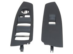 Cam Düğme Çerçevesi F01+LCI Ön (Set); Siyah - 9241911/941P1