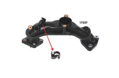 EMME MANİFOLD BORUSU KLİPSİ 25cm x 25cm BERLINGO C-ELYSEE C3 AIRCROSS II C3 PICASSO C4 GRAND  DS3  SPACETOURER 2008 207  208 3008 301 508 1.6 6992.G 9255026380