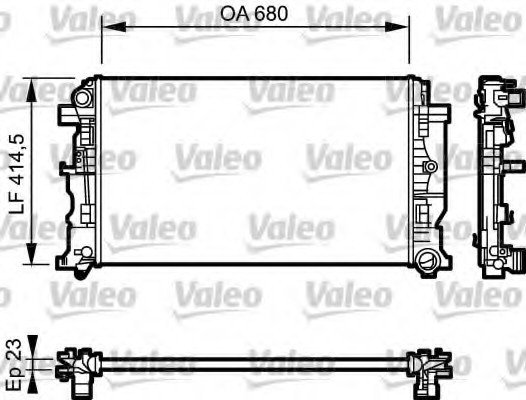 Vw Crafter Su Radyatörü 2E0121253B 2E0 121 253 2E0 121 253 B 2E0121253 2E0121253B 906 500 0