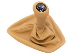 Topuzlu Vites Körüğü E90+LCI E92+LCI -6 İleri- Man.Şanz; (Bej; Suni Deri) -///M-