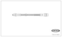 Fren Hortumu Arka 361mm R60/61  - 34309804832